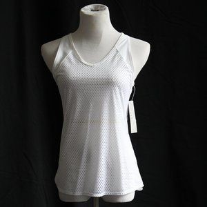 Z by Zella White Mesh Activewear Tank